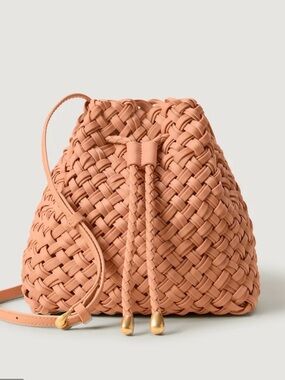 Like New Naghedi Brown Multi Medium Gramercy Bucket Bag